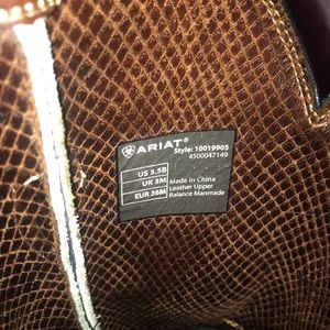 Brown Size 5.5 Ariat Mid-Rise Cowgirl Boots